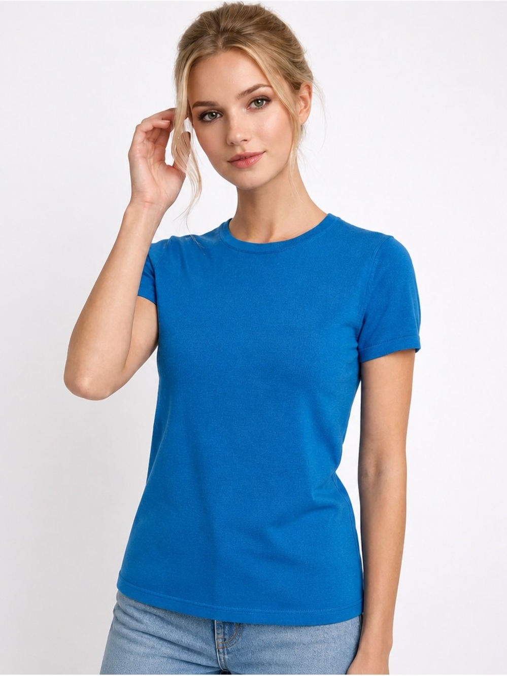 Lands end outfitters size‎ XS short sleeve sweater. acrylic and nylon.
